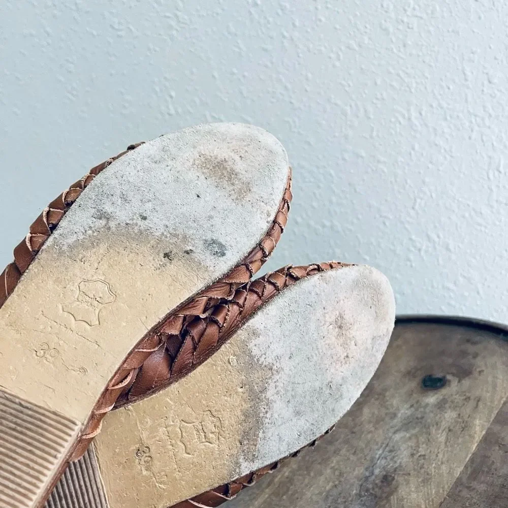 St. Agni Woven Slides Leather Women’s 39 US 9 - Picture 7 of 7